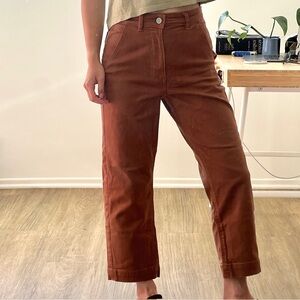 Everlane straight leg crop pants